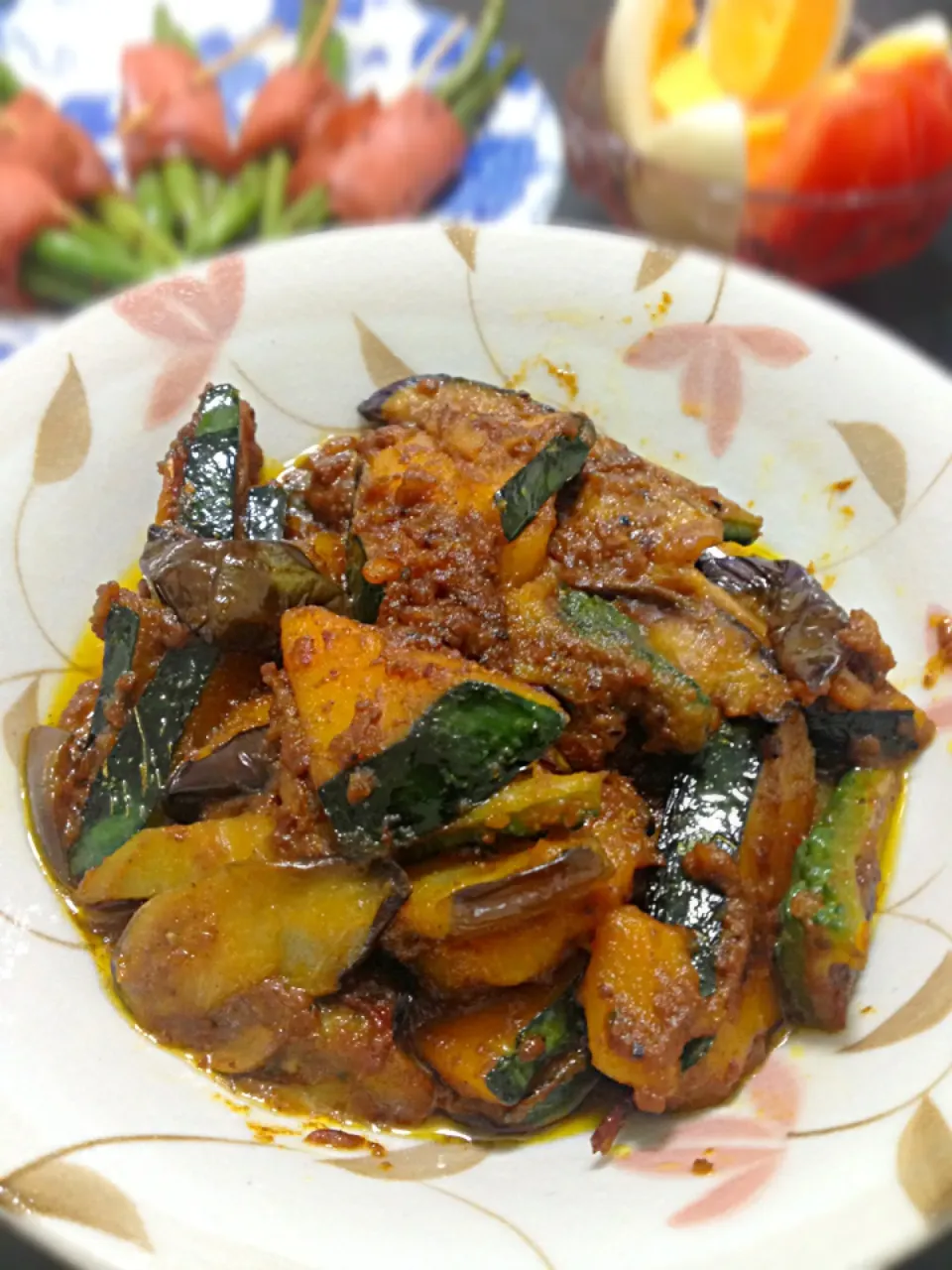 Eggplant-Squash-Bitter Gourd in Vegetarian Barbecue Sauce (Vege Pinakbet)|Nyam | 照ちゃんさん