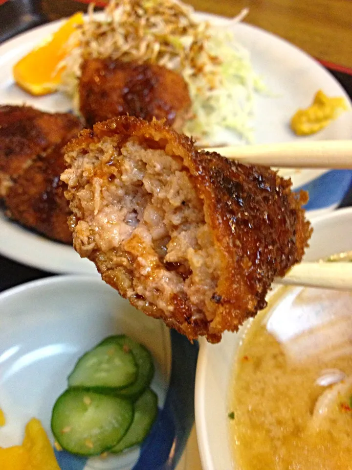 メンチカツ定食|ダンディ☆和田さん