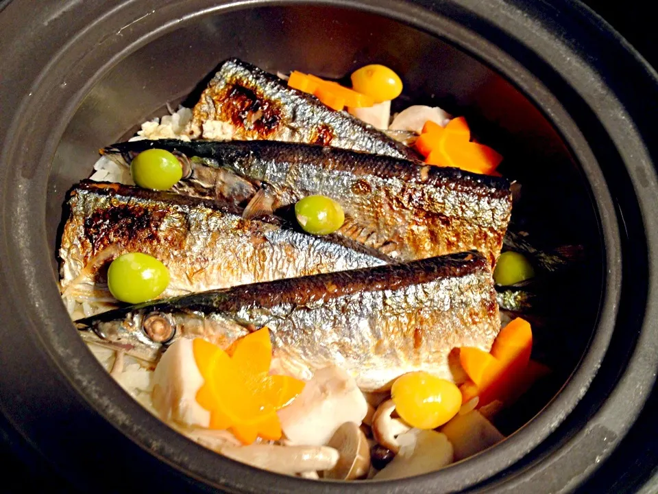 秋刀魚土鍋ご飯|炊かれたいオトコ おこん 小栁津さん