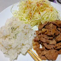 Snapdishの料理写真:スタミナ定食|Mickiさん