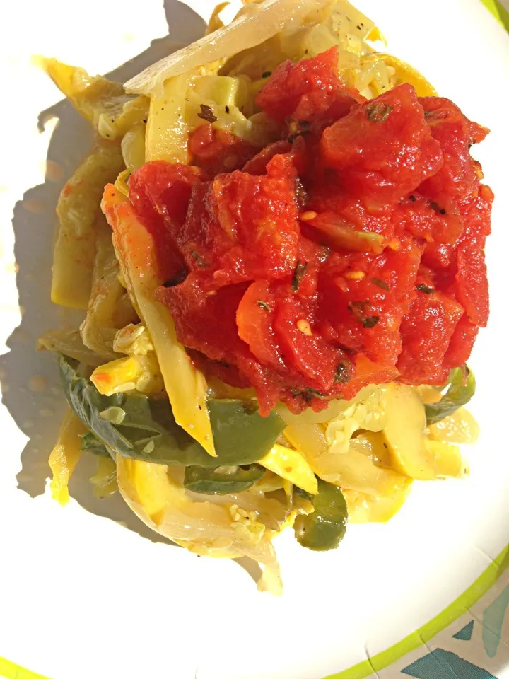 Zucchini tomato pasta|soberrynaturalさん