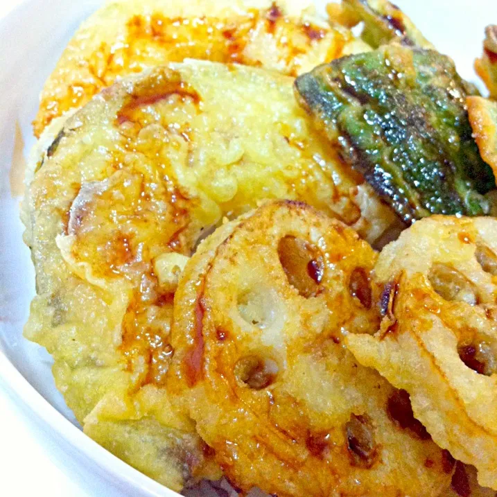 実は…野菜天丼！|ペロリさん