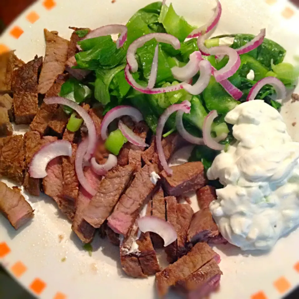 Reindeer meat and salad|cecilia karlsen gnalyさん