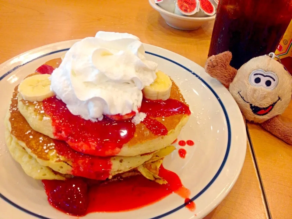 ストロベリーバナナパンケーキ☆IHOP(ワイキキ)|leimomiさん