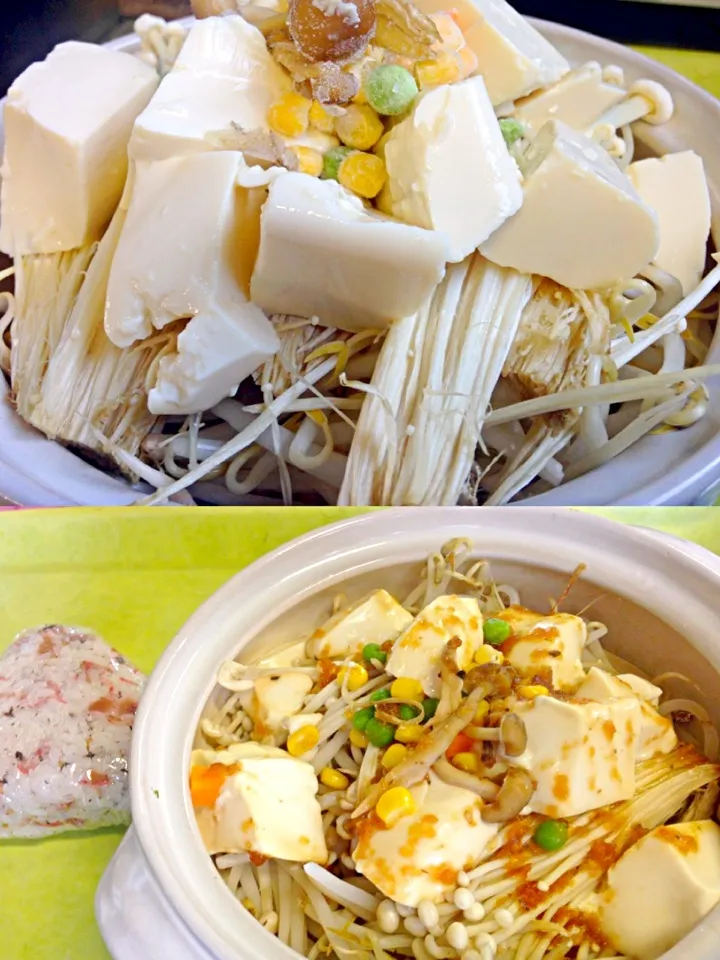 もやしと茸🍄の旨煮風スチームベジタブル🍲|マニラ男さん