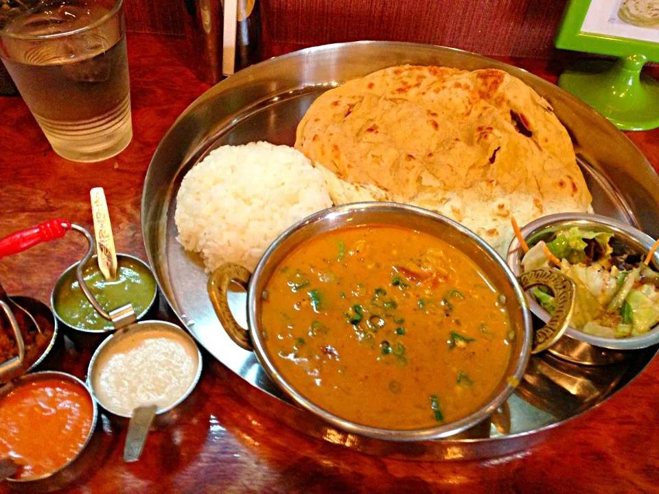 チキンとオクラカレー@マドラスミールス|カリー仙人さん