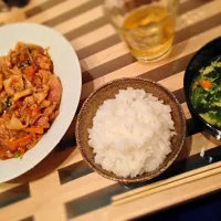 Snapdishの料理写真:昨日の夜ご飯(๑′ᴗ‵๑)|寿弁当さん