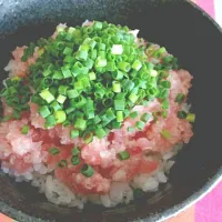 ねぎとろ丼|みかんさん