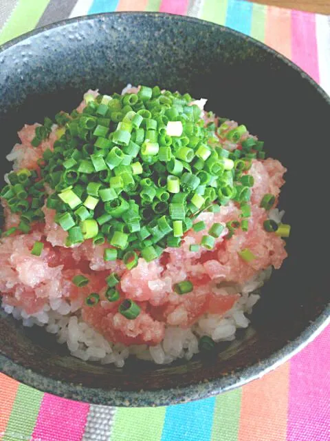 Snapdishの料理写真:ねぎとろ丼|みかんさん