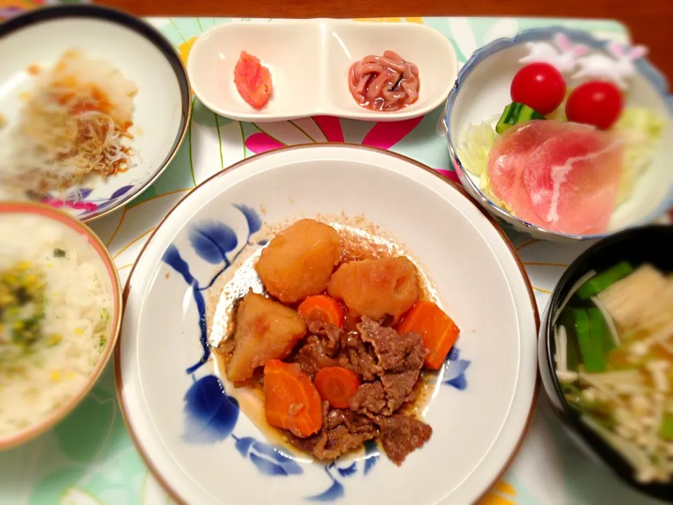 夕飯〜肉じゃが〜|美羽さん