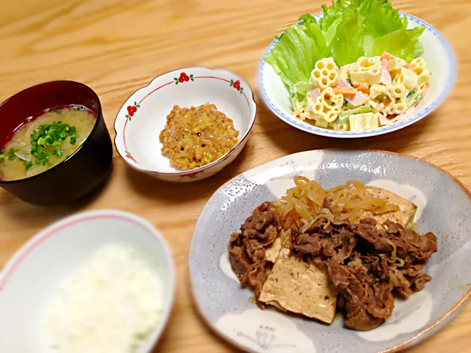 Snapdishの料理写真:肉豆腐|ゆきぼぅさん