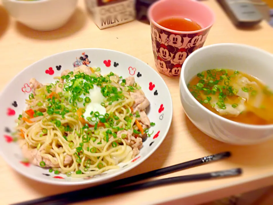 Snapdishの料理写真:塩焼きそば|みほちん ◡̈⃝さん