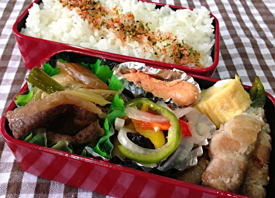 Snapdishの料理写真:9月19日 早出弁当2日目|sakuramochiさん