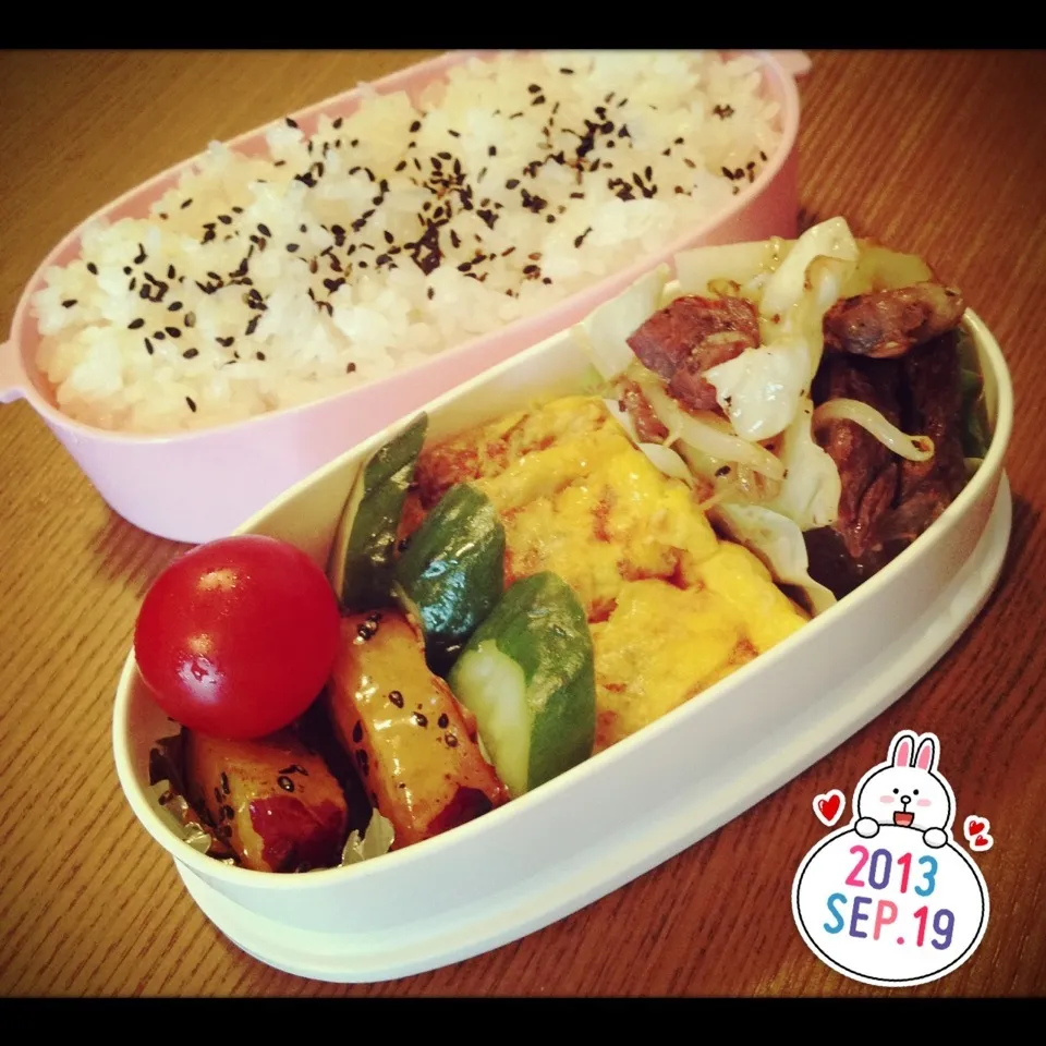 Snapdishの料理写真:娘弁当⭐|いずみさん