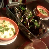 coquilles saint-jacques and mussels|Catherineさん