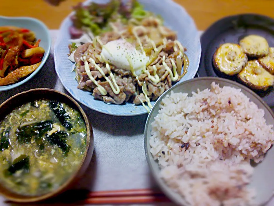 豚の塩ﾀﾞﾚ定食|宗吉純子さん