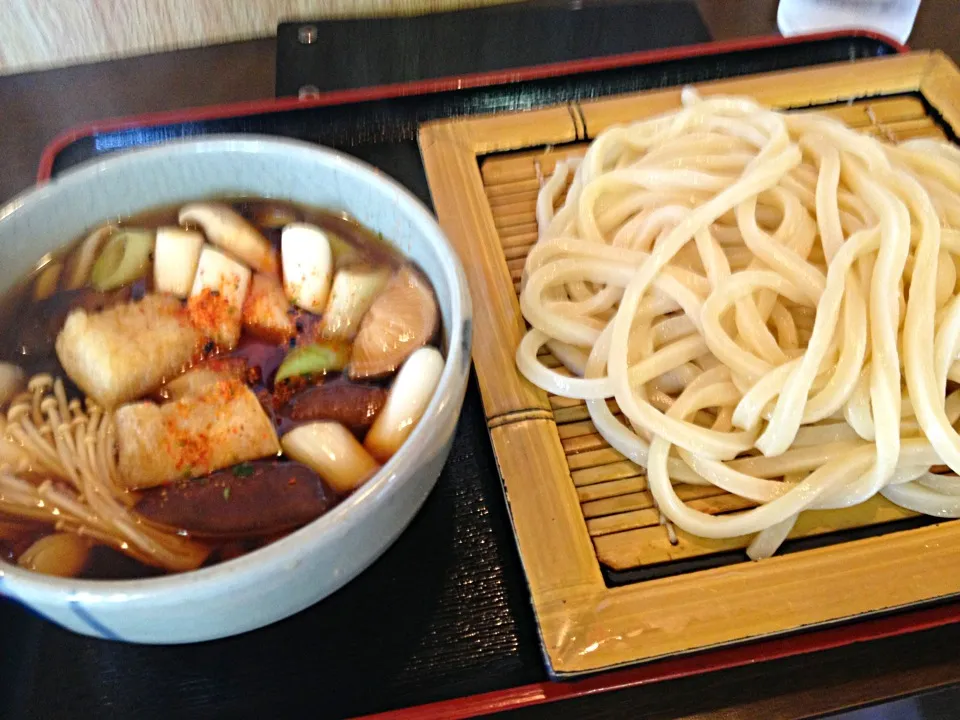 昼ごはん  キノコ汁うどん650円|ぽんたさん