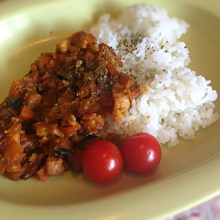 レンジでキーマカレー♡|ゆいさん