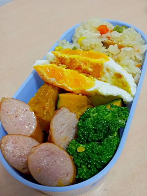 朝御飯みたいな、晩御飯のお弁当|hmさん