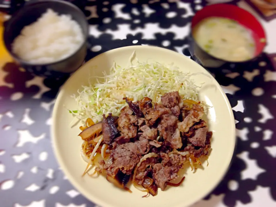 焼肉定食|くわのみさん