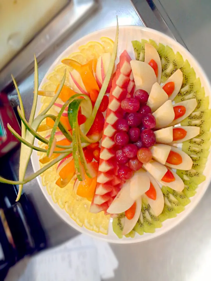 fresh fruit platter created on 19/09/2013|Yap Guan Kiatさん