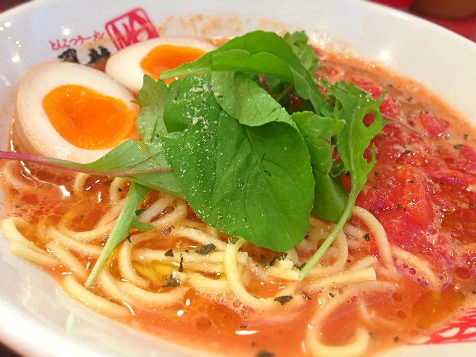 完熟トマトラーメン 半ライス付き600円|Toshiyukiさん