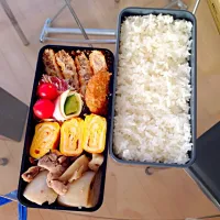 Snapdishの料理写真:卵いり弁当|kanatanchanさん