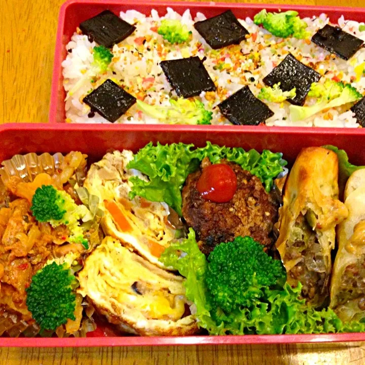 今年最後かも？いっぱい食べたょ〜ゴーヤ‼弁当✨✨|晃さん