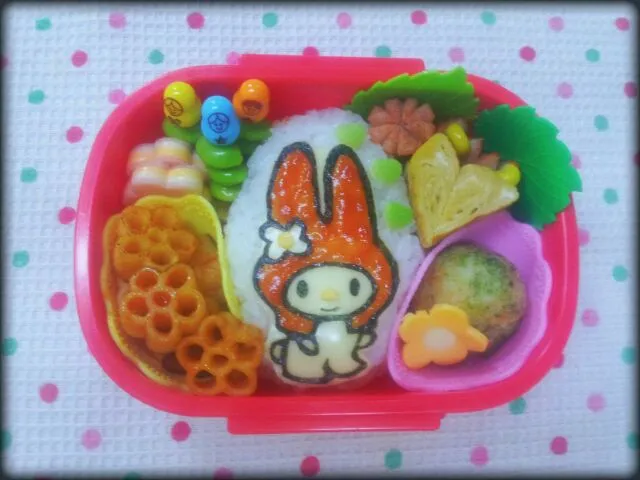 Snapdishの料理写真:娘のお弁当！マイメロちゃん♡|icoryさん