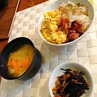 Snapdishの料理写真:2013、9、19たいちゃんご飯|あこさん