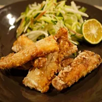 秋刀魚の竜田揚げ|とさん