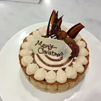 Snapdishの料理写真:課題のクリスマスケーキ|おーちょさん