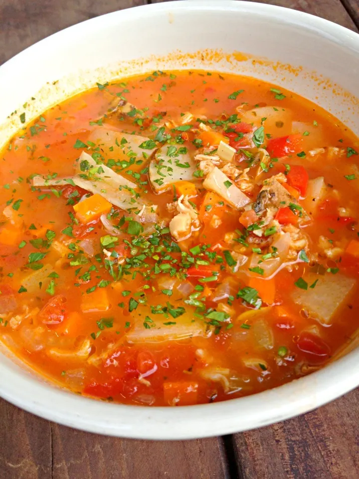 Snapdishの料理写真:Manhattan clam chowder|paddyさん