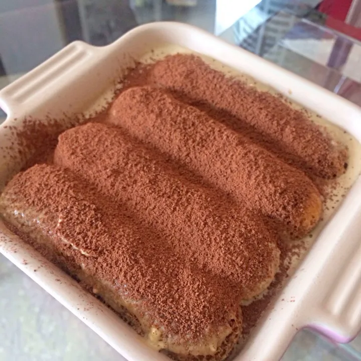 Tiramisu with chocolate liqueur|Ong Sor Fernさん