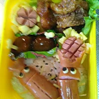 Snapdishの料理写真:幼稚園お母さん弁当|まりさん