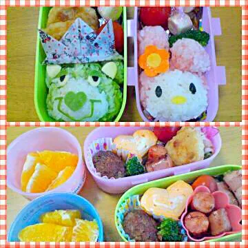 Snapdishの料理写真:小学生弁当☆ +｡:.ﾟ|cocoboomamaさん