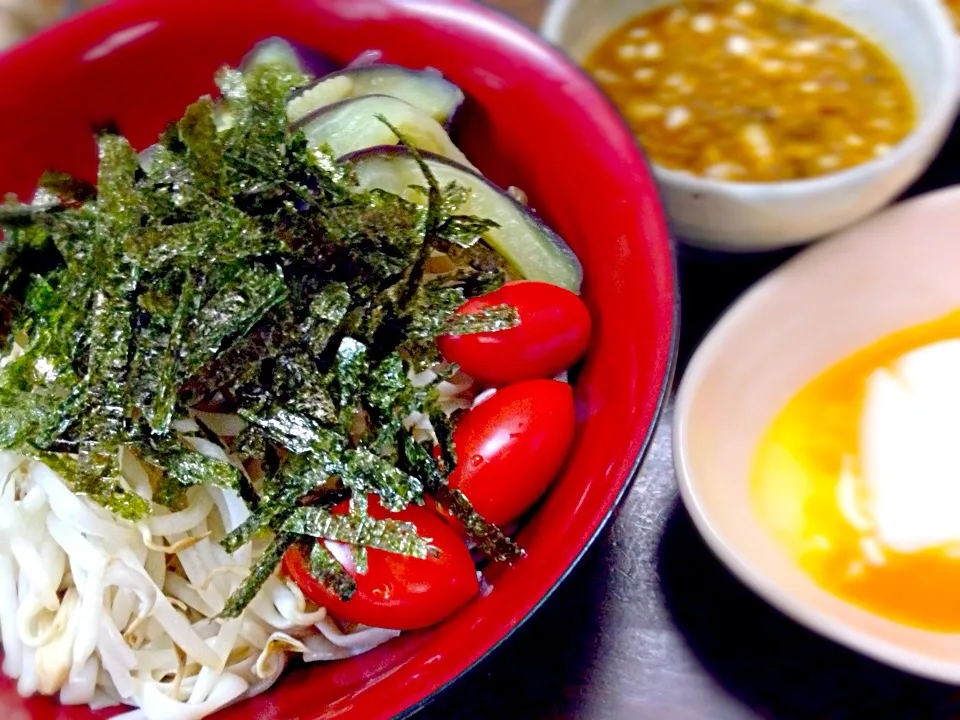 茂蔵の蒟蒻豆乳麺の味噌温つけ麺|SINSKEさん