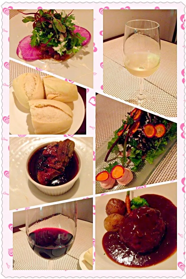 Snapdishの料理写真:フレンチビストロで女子会🍷🍴💓|まみりんごさん