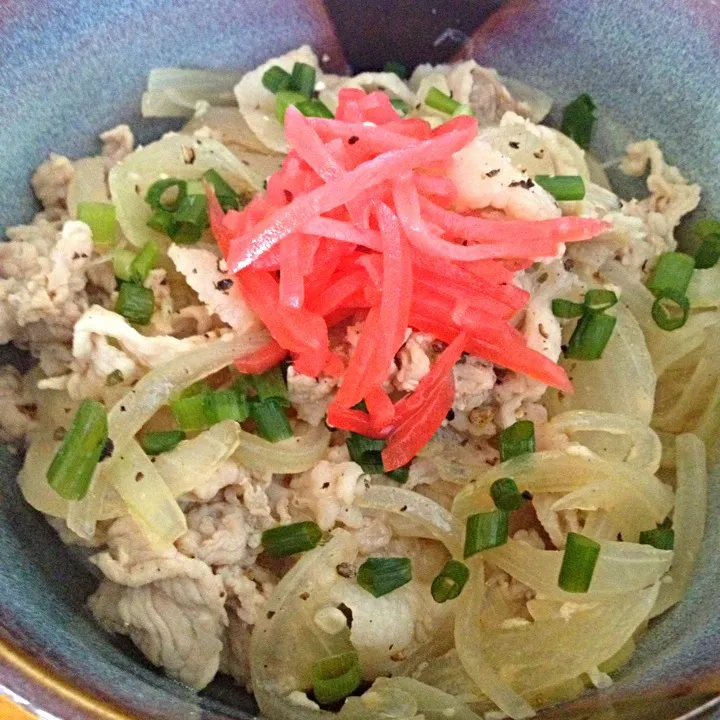 塩麹豚丼|カウンター嬢さん