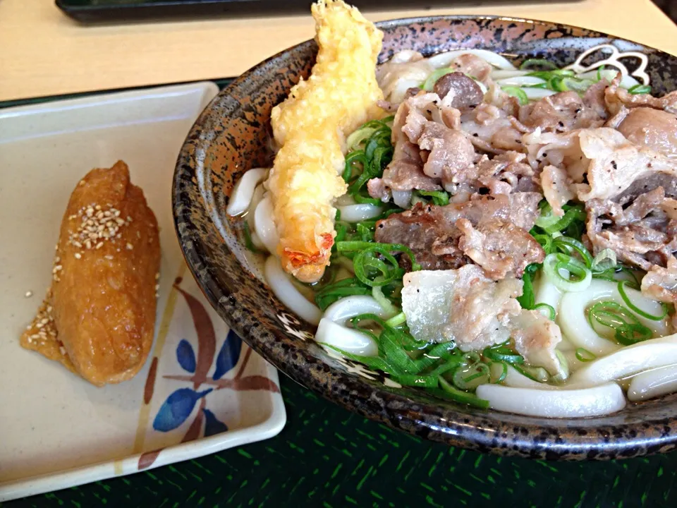 讃岐うどん 塩豚ネギうどん|猫舌ロビンさん