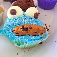 Snapdishの料理写真:Cookie monster muffin|cäciliaさん