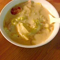 Snapdishの料理写真:白菜とお餅のミルクスープ|バルタンさん