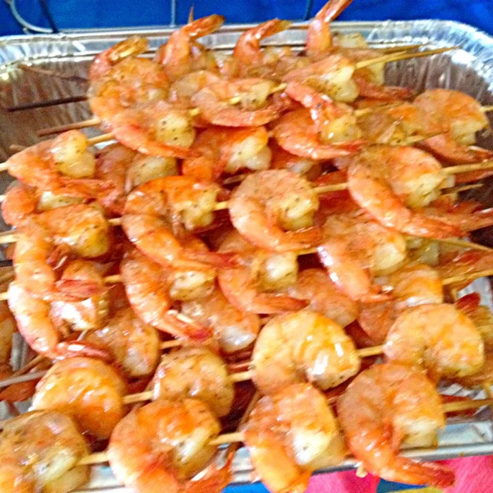 Shrimp skewers|Marnelli Dela Cruz Hollandさん