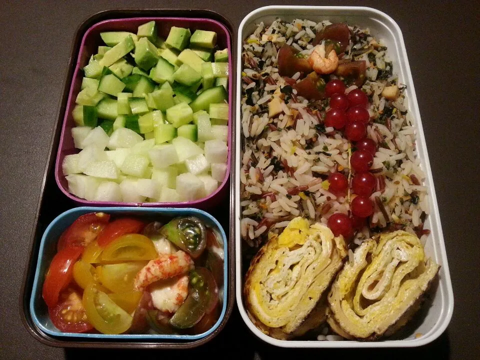 Bento #6
Furikaki rice, tamagoyaki, crawfish and some salad|Frank&Jolanda - Eteninbeeldさん