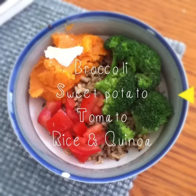 Healthy lunch of rice, quinoa & vegetables|Sai linさん