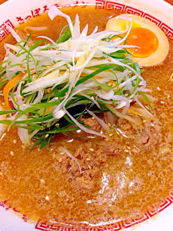 Snapdishの料理写真:ramen with Miso based soup 🍜味噌ラーメン|🌈Ami🍻さん