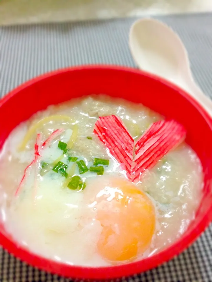 🍲 Rice porridge with egg 🐣 ( โจ๊กใส่ไข่ )|🍴melody🍛🎶さん