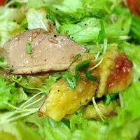 Snapdishの料理写真:Salade de figue et le canard|Michiko Yamanakaさん