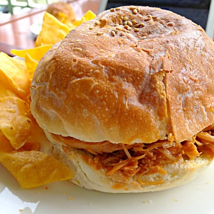 BBQ chicken sandwich|lauren shannonさん