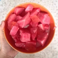 Feeling fresh with watermelon jelly yomilk😋😊|Fida Asfirayaniさん